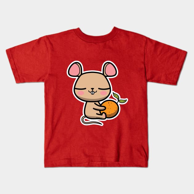 Chinese new year 2020 shirt 1B Kids T-Shirt by doodletales